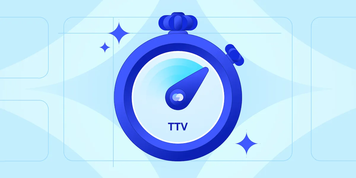 Stopwatch icon representing faster time to value