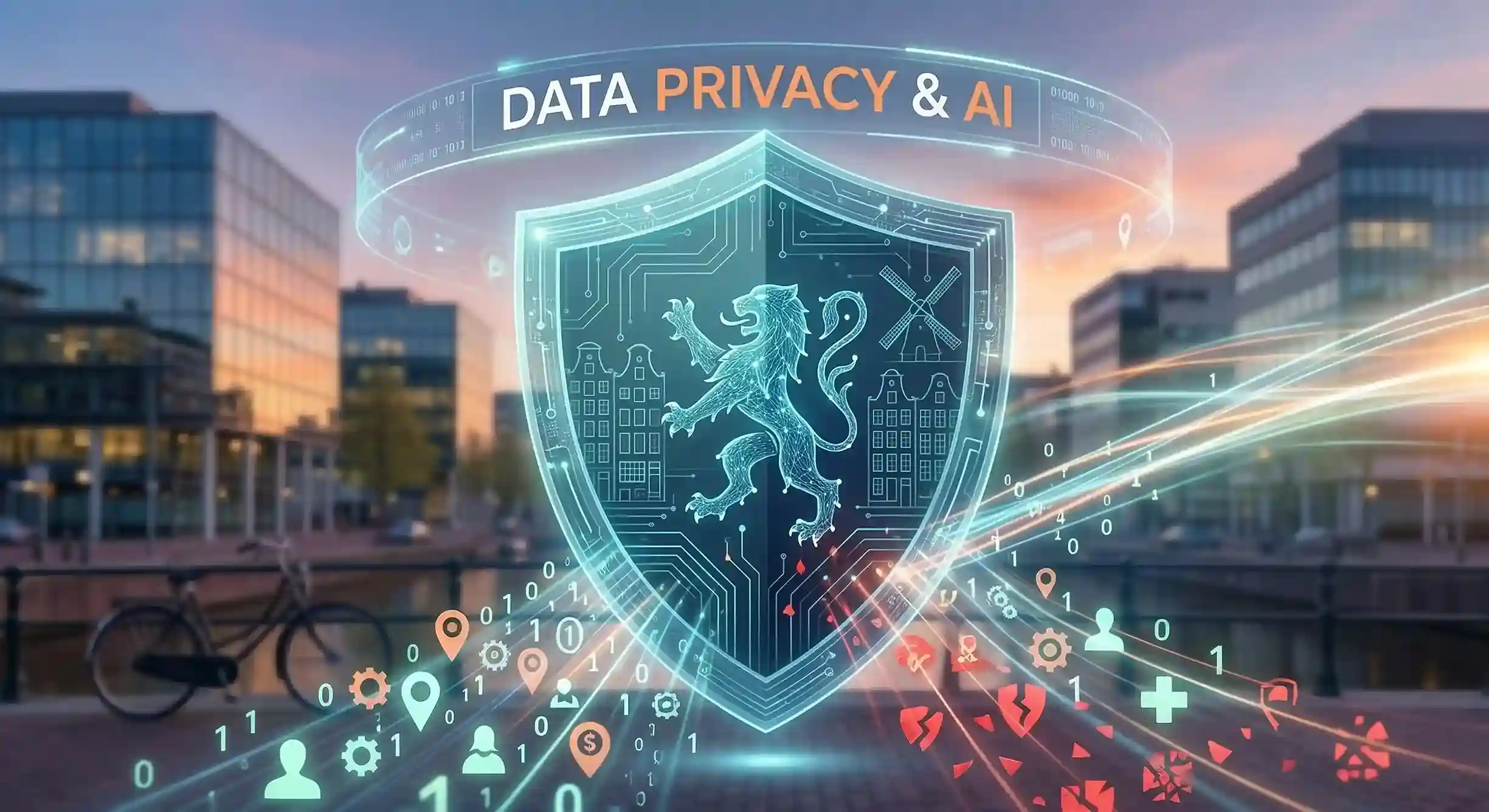 Data privacy and AI regulations in the Netherlands digital security concept