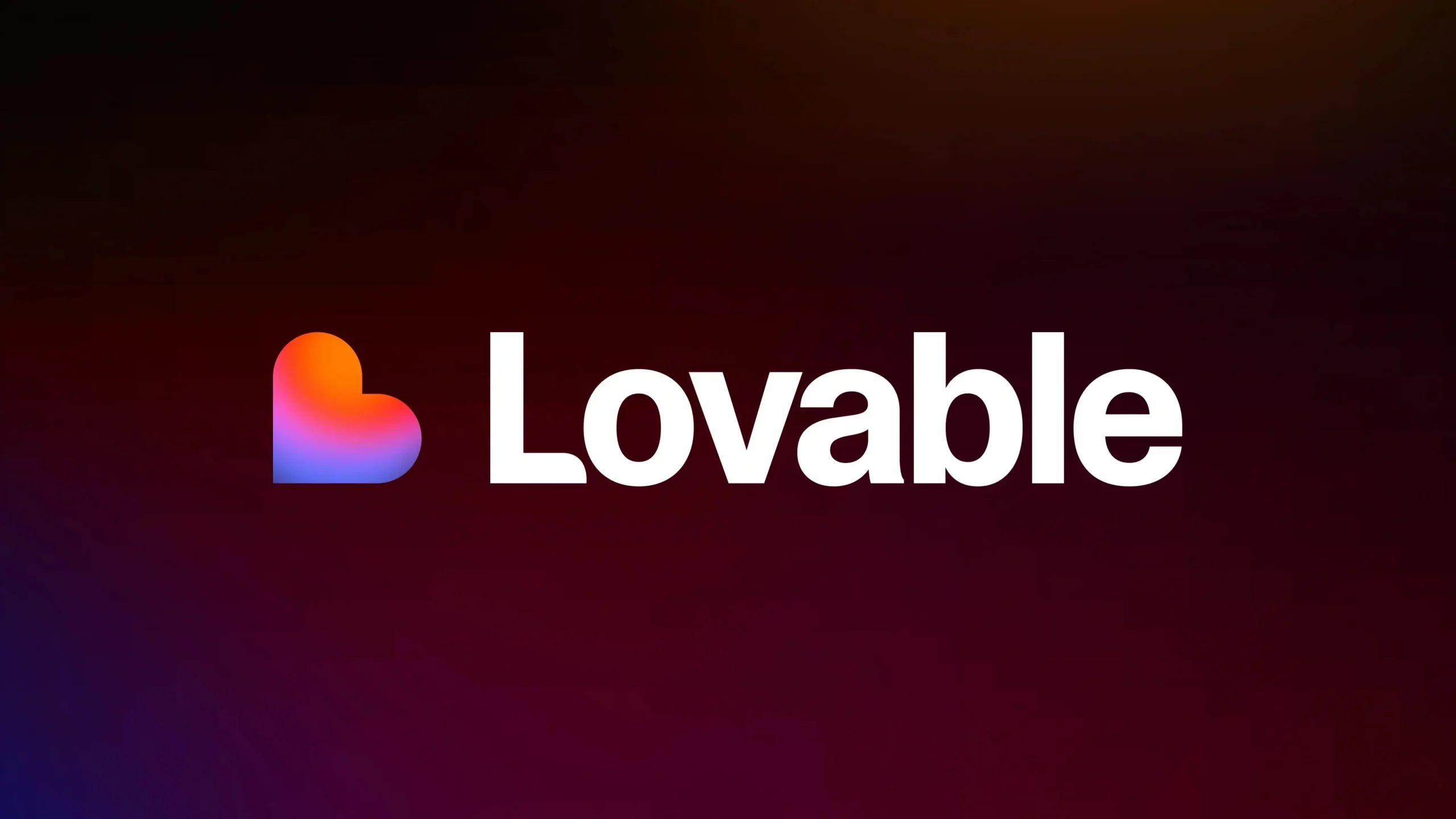 Het logo van het merk Lovable AI